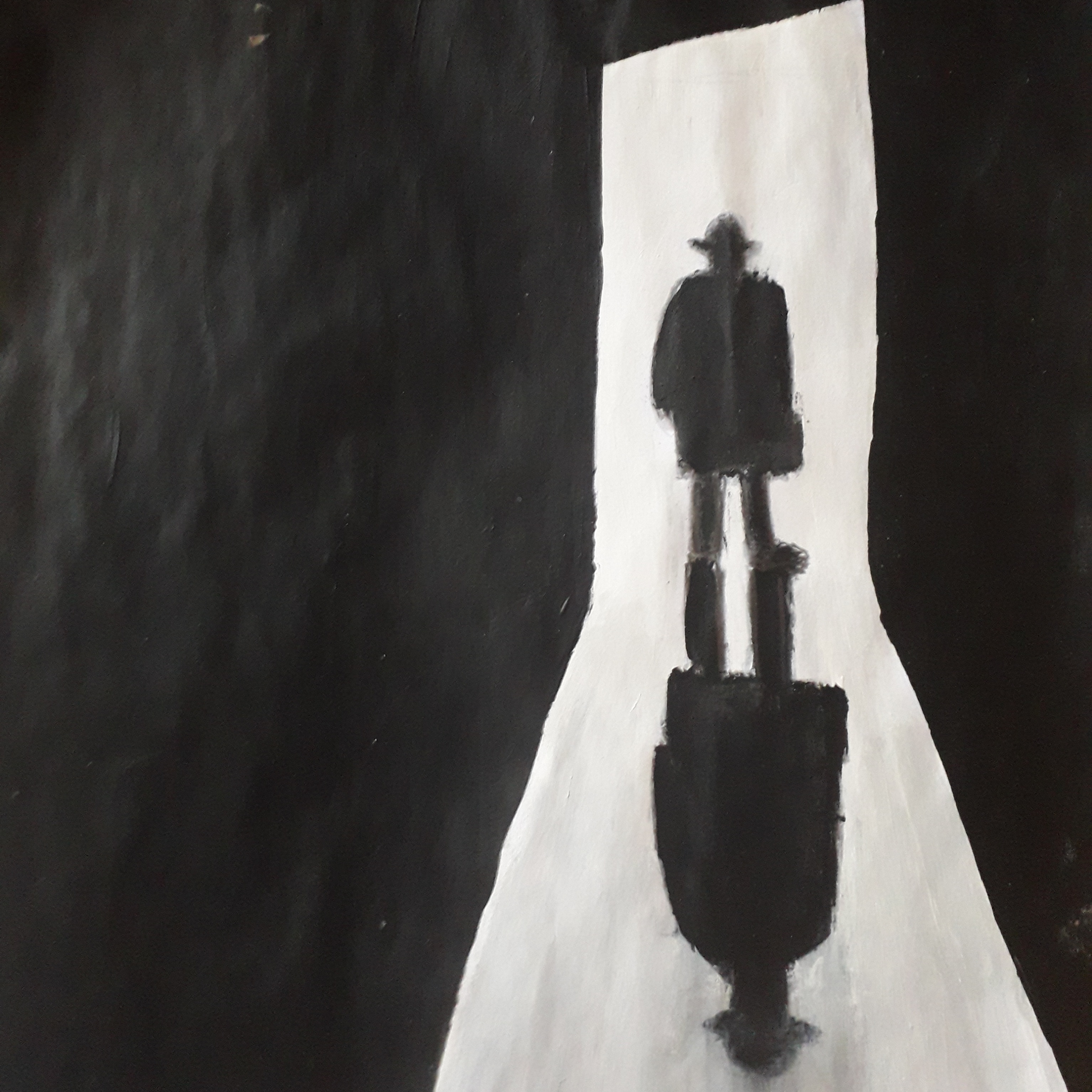 The Doorway - Acrylic on paper - 11.5×8.25 - £10.00