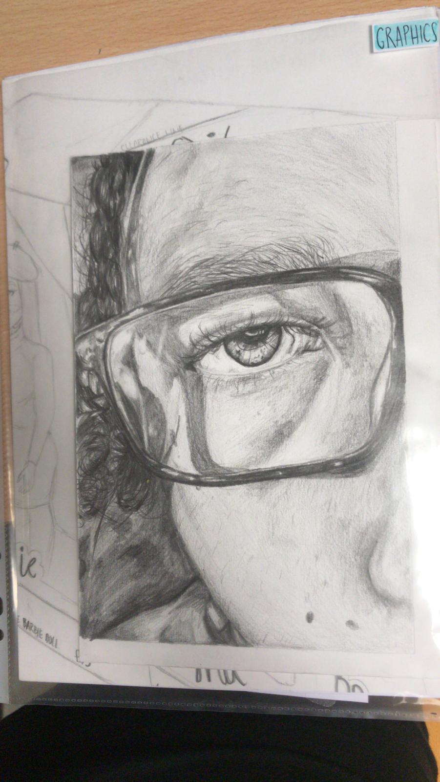 “close up” / tonal drawing scan