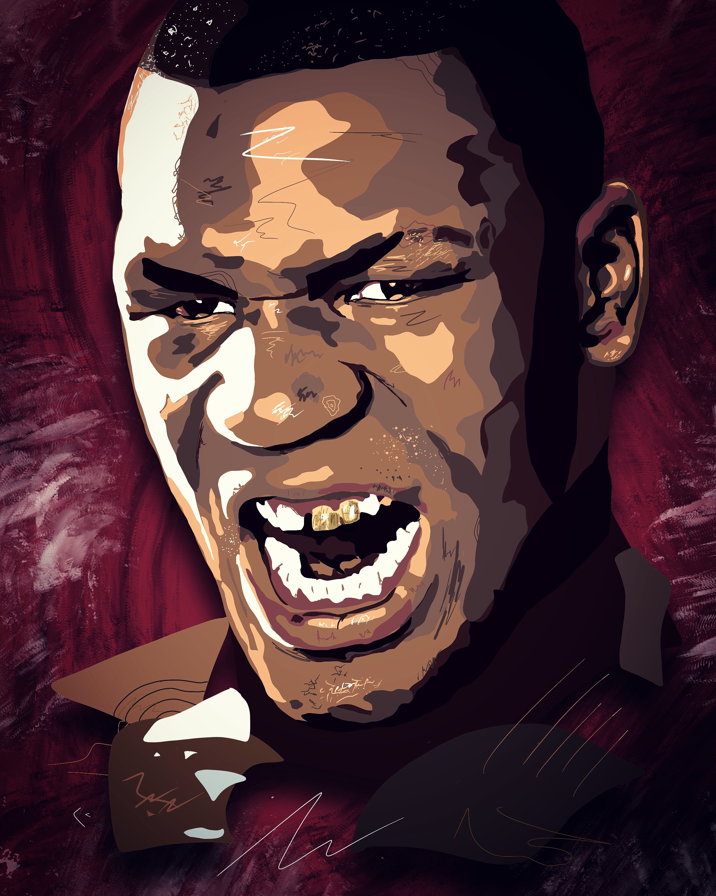 Illustrative Poster Mike Tyson