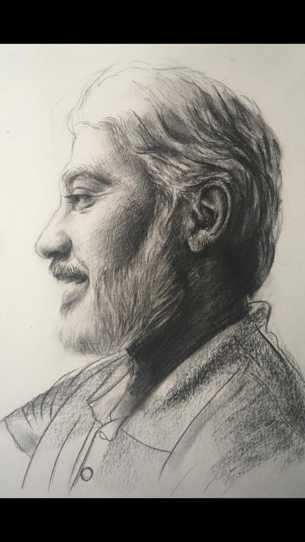 Portrait- charcoal