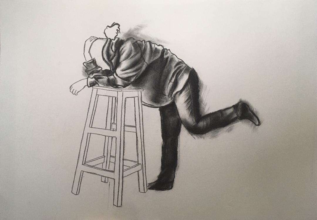 Figure drawing- charcoal