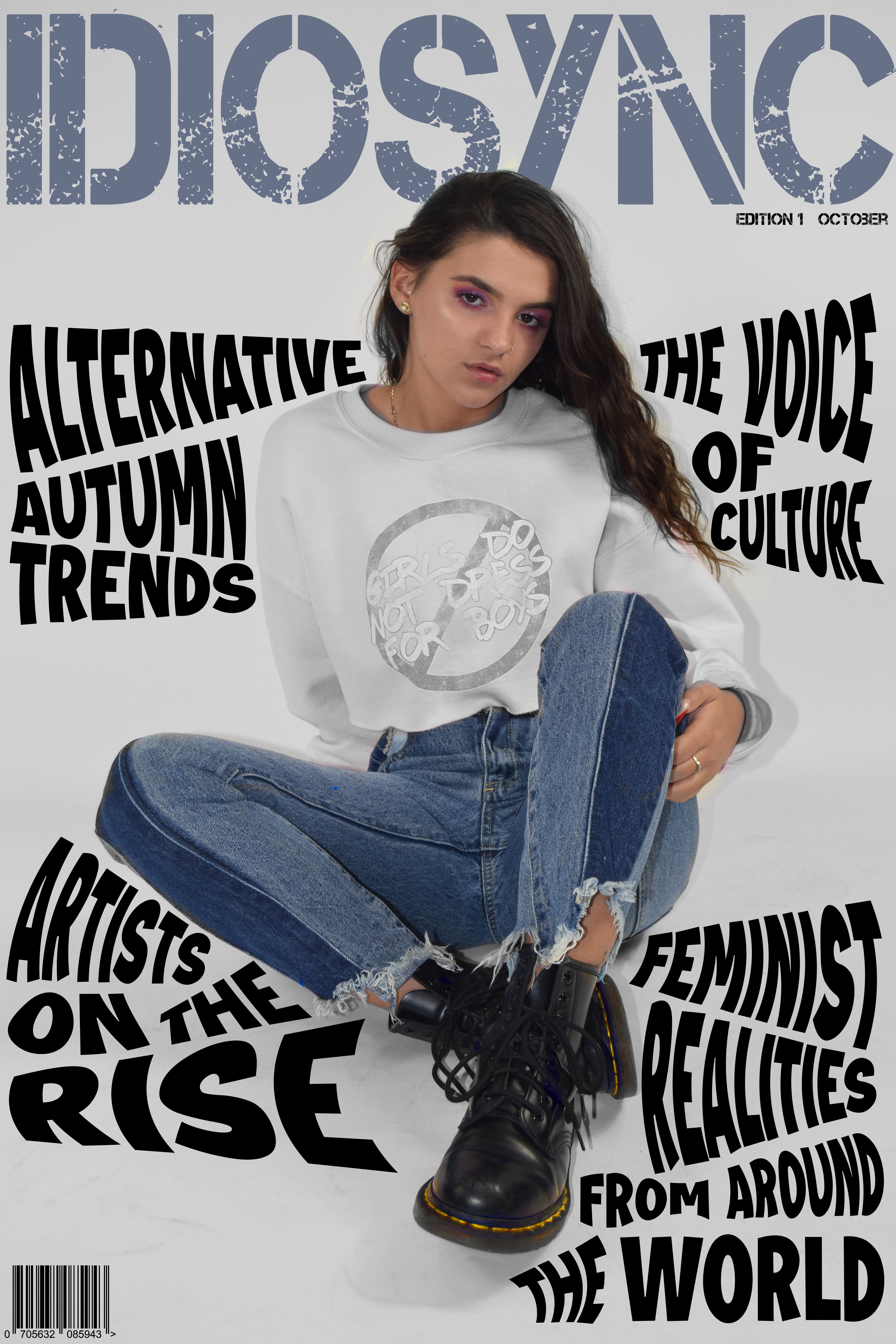 Mock-up for Magazine IDIOSYNC Cover