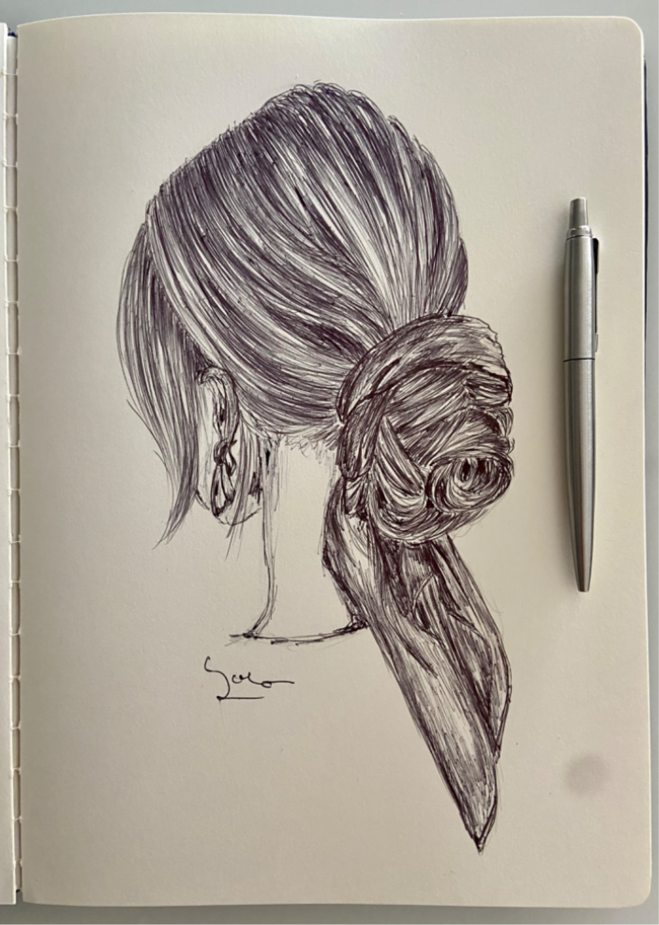 Ballpen Hairstyle 💇🏻‍♀️