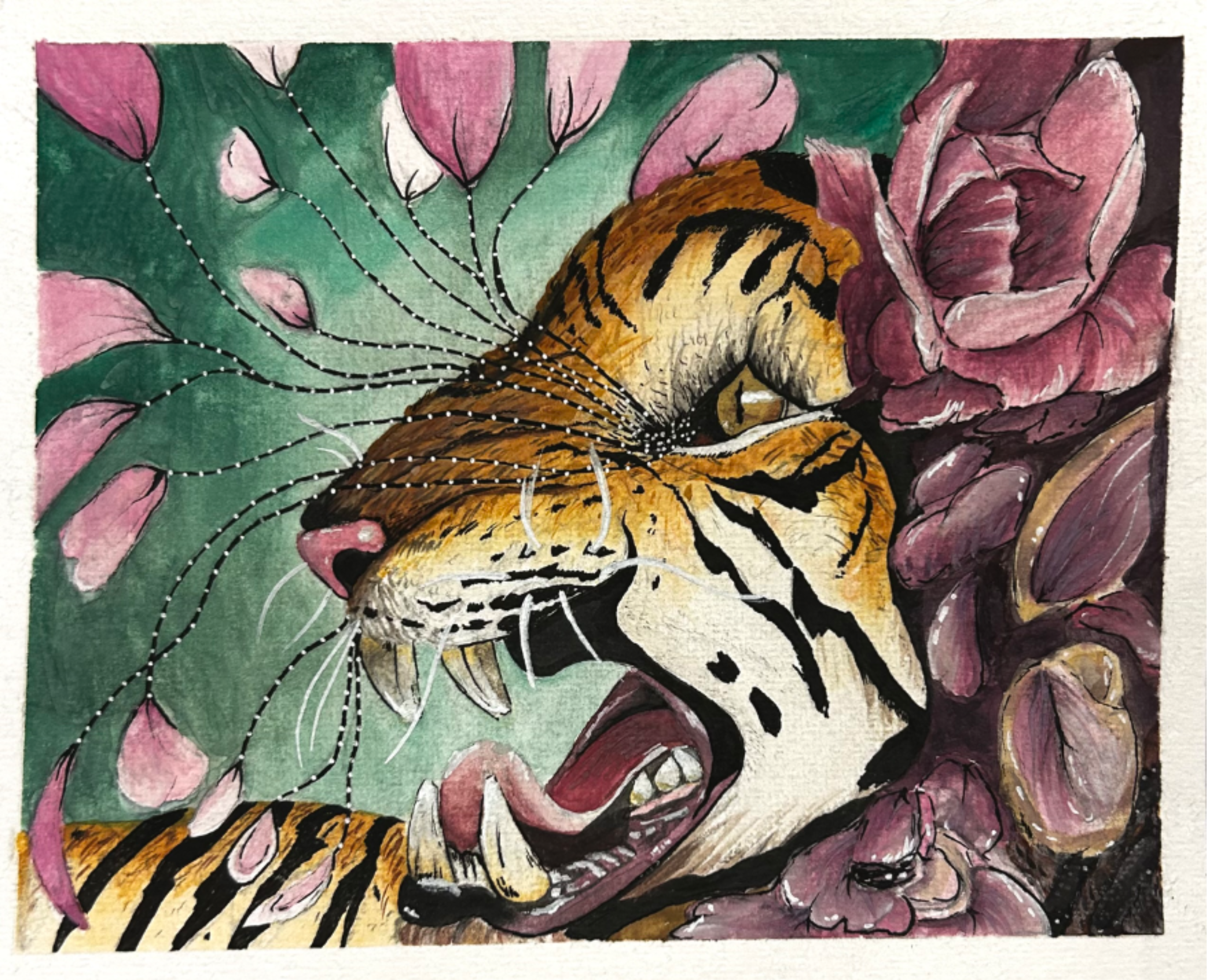 Artist response (Caitlin Hackett & Christina Morozik collaboration, "Boughs and sprigs")