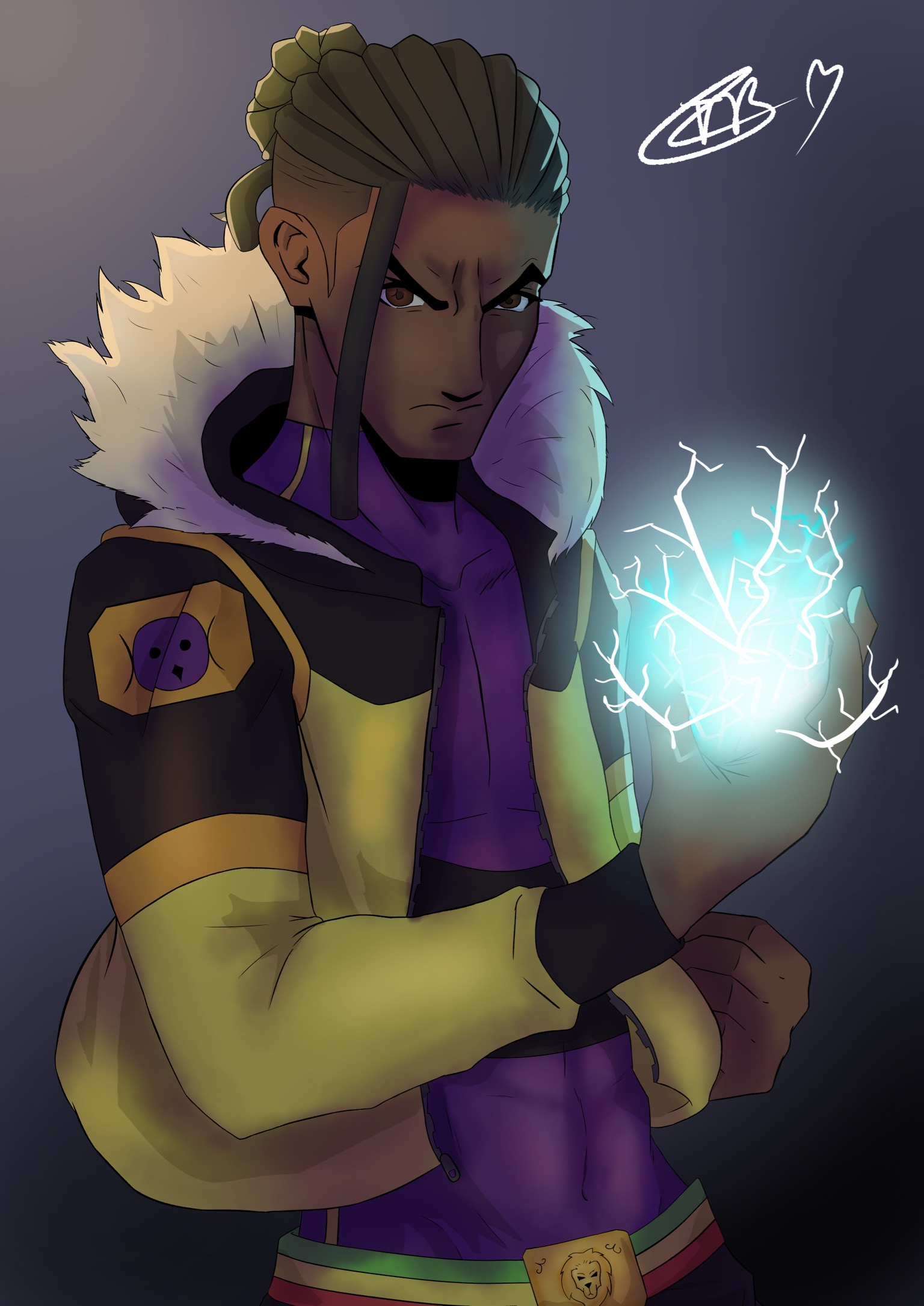 My OC André Stewart from my novel Howler