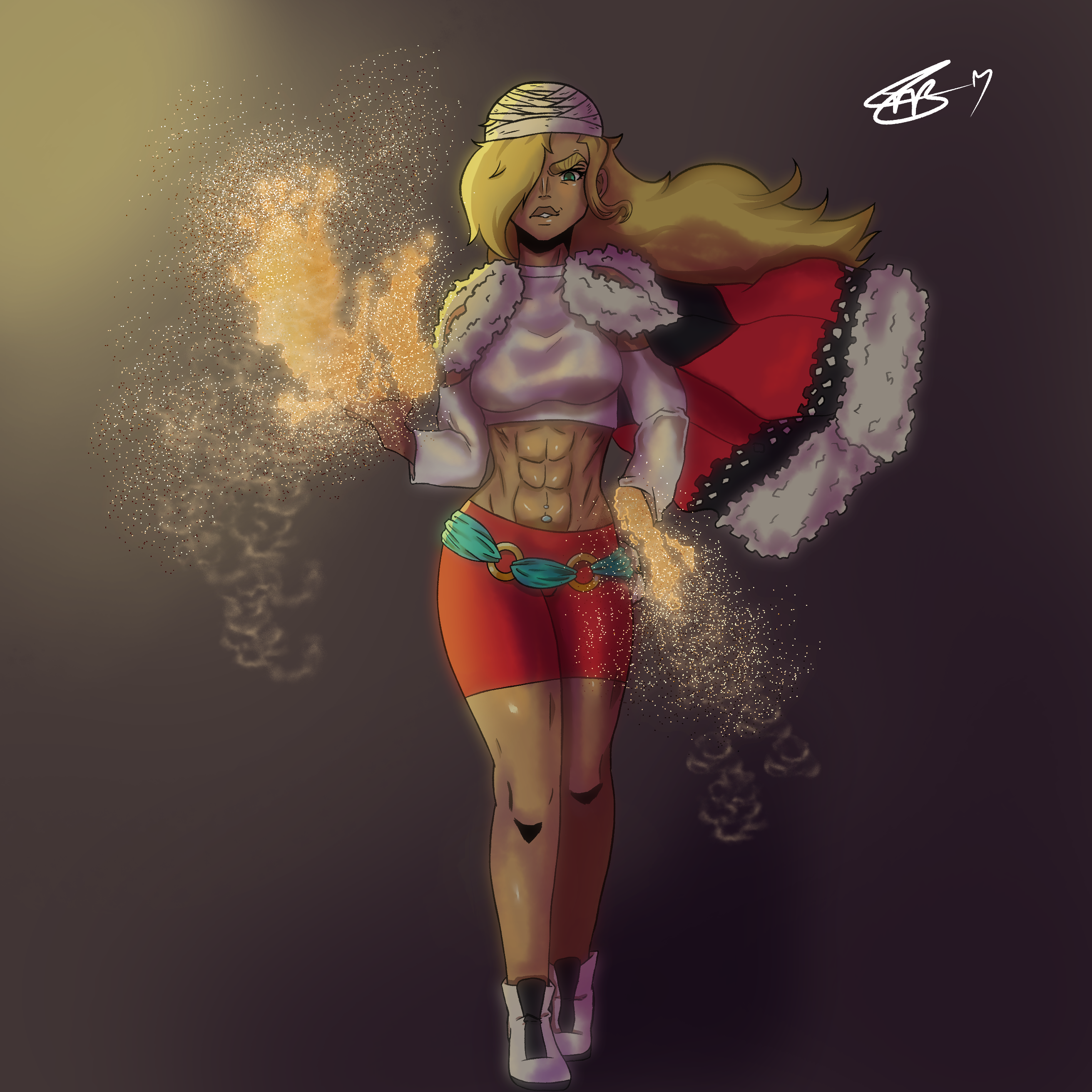 My final design for my OC Alath Nefratiti from my novel Howler