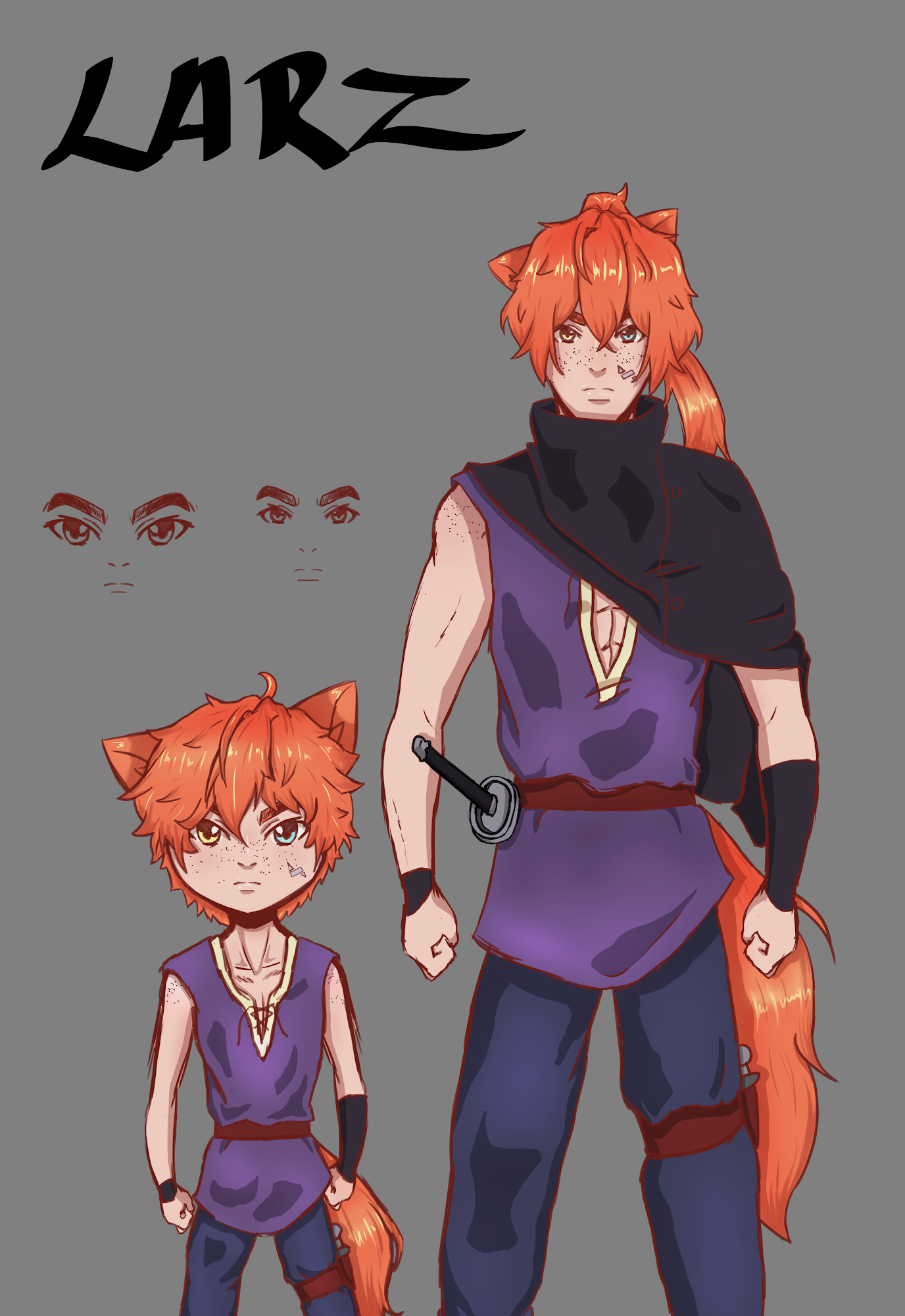 Designing my OC Larz