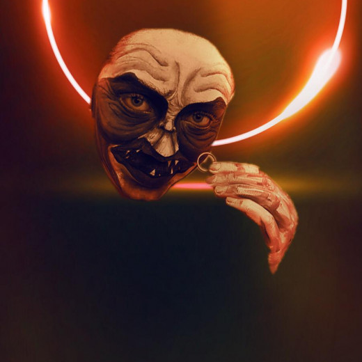 edited images of gollum SFX look