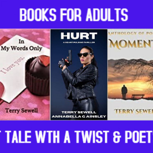 Two books of word art & a physiological thriller with a twist:
