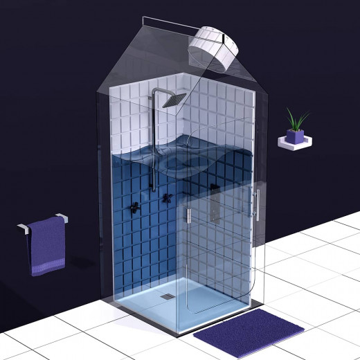 Glass shower carton