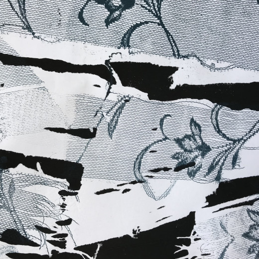 Monoprint, lace