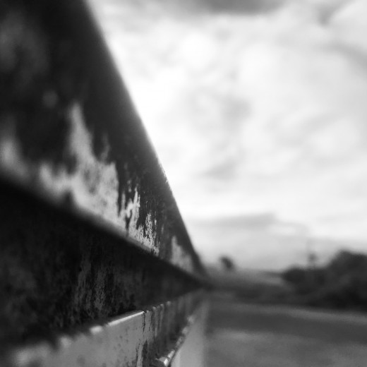 A B/W photo while on holiday